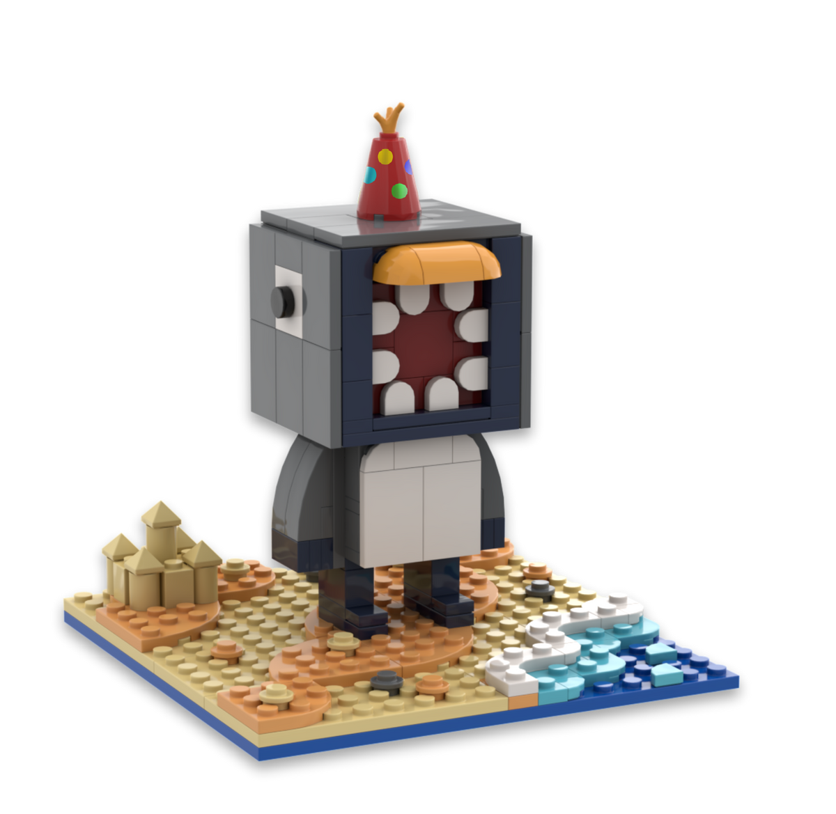 Buildz Red iBallisticSquid BUILDZ – Block Headz